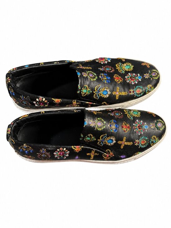 Versace Jewel Print Slip-On Sneakers Men’s Size 10 main image 9